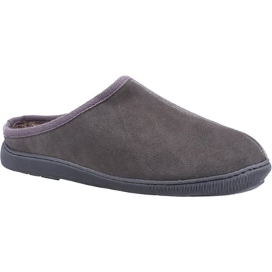 Hush Puppies Herren Ashton Wildleder Hausschuhe (Grau)