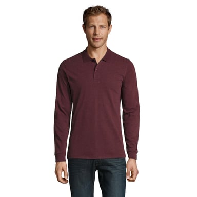 SOLS - "Perfect" Poloshirt für Herren Langärmlig (Ochsenblut heide)