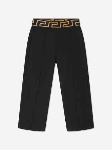 Versace Boys Medusa Joggers in Black