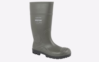 Grafters Lexington Full Length Safety Wellington Boot Mens