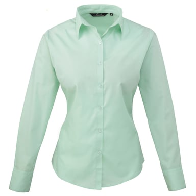 Premier - Bluse für Damen Langärmlig (Wasserblau)