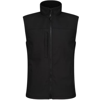 Regatta Mens Flux Softshell-Weste, wasserabweisend, winddicht (Schwarz)