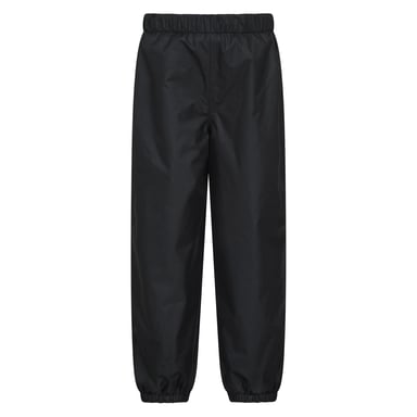 Mountain Warehouse Childrens/Kids Fleece gefütterte wasserdichte Hose (Schwarz)