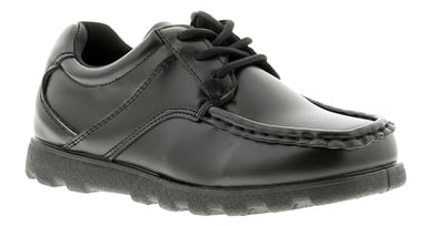 Rockstorm woolley boys kids school shoes black