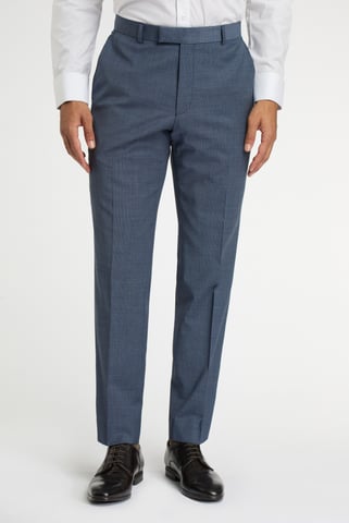 Regular Fit Blue Trousers