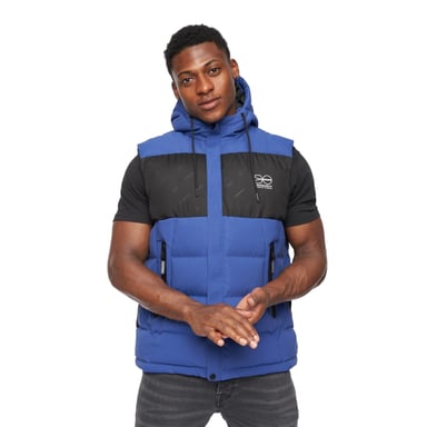 Crosshatch - "Kremlins" Weste für Herren (Blau)