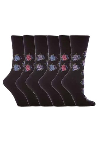 Gentle Grip - 6 Paar Damen Gentle Grip nicht elastische Socken - GG32