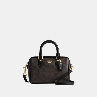 Mini Rowan Crossbody in Signature Canvas Bag