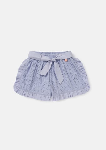 Cleo Blue Frill Broderie Short