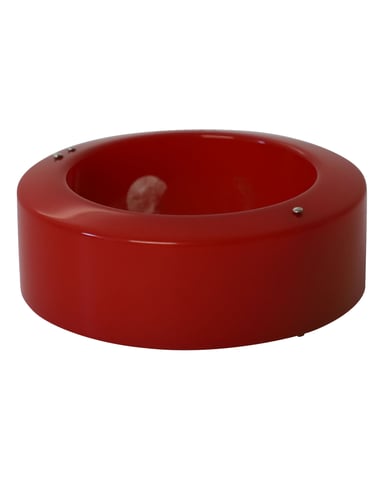Lanvin Plexiglas Armreif in rotem Kunststoff