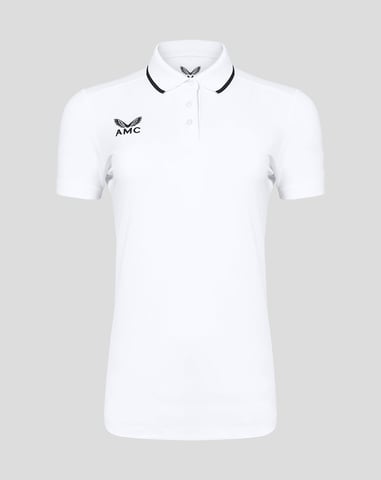 Polo de média à manches courtes sur les femmes en noir / blanc