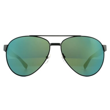 Lacoste Aviator Unisex Matte Grün Grün Spiegel Sonnenbrille