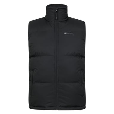 Mountain Warehouse Herren Rock gepolstert Gilet (schwarz)
