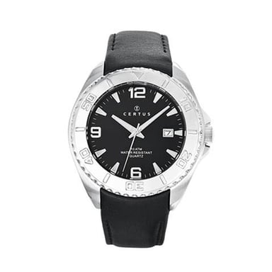 Certus: Schwarze Herrenuhr