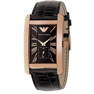 Emporio Armani AR0168 Rechteckige Rose Gold Herrenuhr
