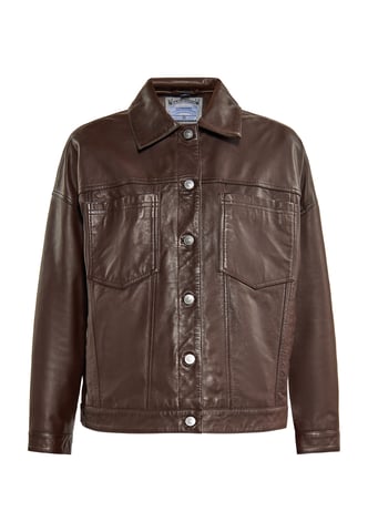 Dreimaster Jacke Damen dunkelbraun