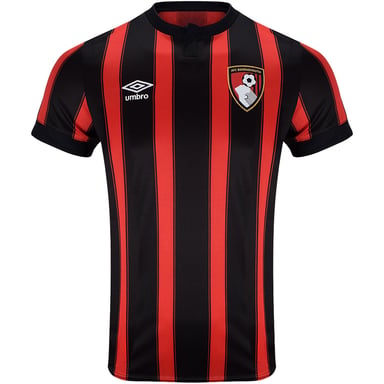 Umbro - "23/24" Heimtrikot für Kinder (Schwarz/Rot)