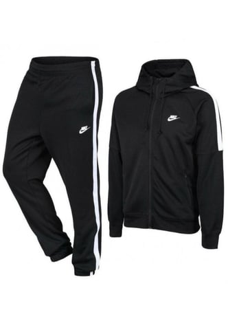 Nike Herren Tribute Kapuzen-Trainingsanzug in Schwarz