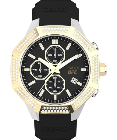 Timex UFC King Chrono Herren Schwarze Uhr TW2V99200
