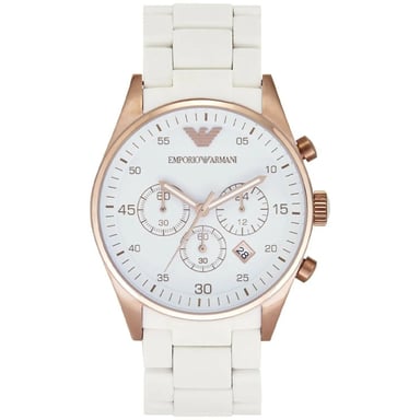 Emporio Armani AR5920 Damen Sportivo Uhr Weiß