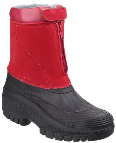 Cotswold Venture Damen Winterstiefel, wasserfest (Rot)