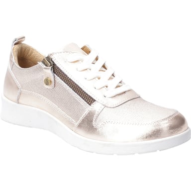 Hush Puppies Womens Roo Zip Up Lace Up Light Casual Shoes