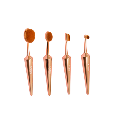 Iconic London Evo Sculpt 4 Brush Set - Rose