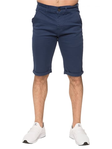 Enzo Herren Slim Fit Stretch Chino Shorts