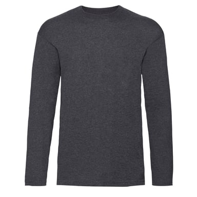 Fruit Of The Loom Herren Valueweight Rundhalsausschnitt Langarm T-Shirt