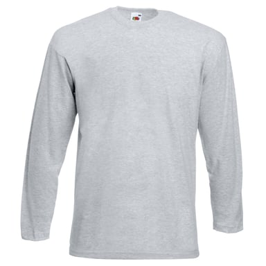 Fruit Of The Loom Herren Valueweight Rundhalsausschnitt Langarm T-Shirt