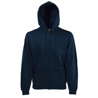 Fruit Of The Loom Herren Zip durch Hoodie Sweatshirt / Hoodie (Deep Navy)