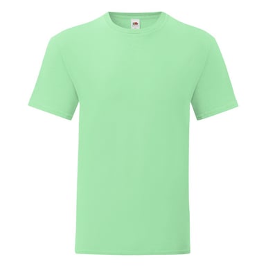 Fruit Of The Loom Herren T-Shirt Iconic (Neon Mint)
