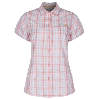 Regatta Great Outdoors Womens/Ladies Jenna Checked Kurzarmhemd (Candy Shock)