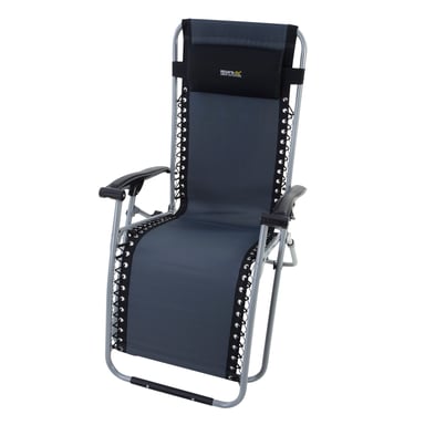 Regatta - Chaise de camping (Noir / gris)