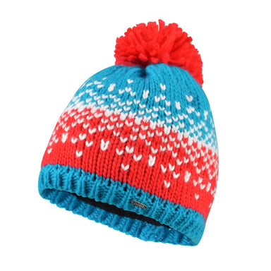 Dare 2B Damen Strickmütze Ideation (Aquablau/Rot)