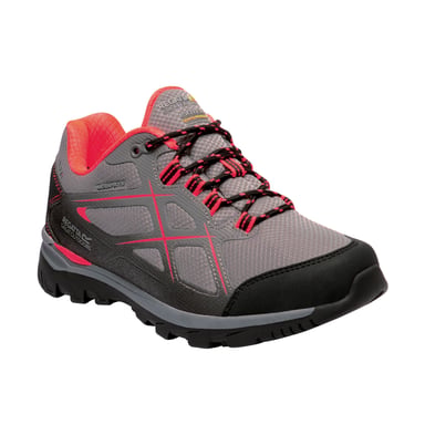 Regatta Great Outdoors Damen Walkingschuhe Kota II wasserfest (Steingrau/Koralle)