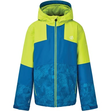 Dare 2B Childrens/Kids Cavalier Animal Print Ski Jacket (Lime Punch/Petrol Blue)