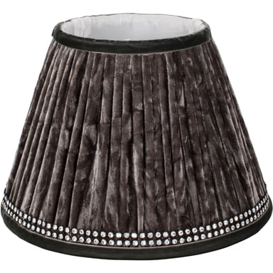 Velvet Pleat 30cm Shade Grey