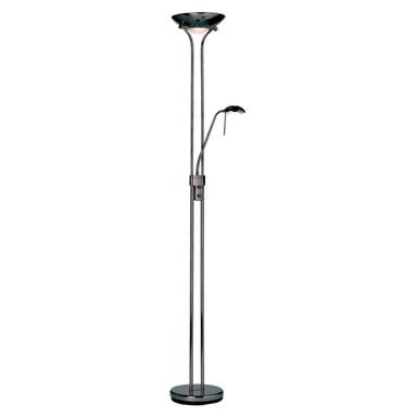Piza Mother & Child Floor Lamp Black Chrome
