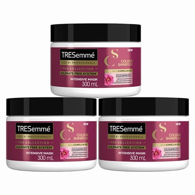 TRESemme Pro Collection Colour Shineplex Intensive Hair Mask, Pack of 3, 300ml