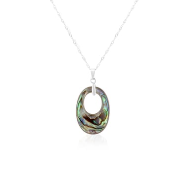 Pendentif Femme Abalone et Argent 925/1000