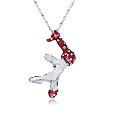 Swarovski - Pendentif Bonhomme de Neige orné de cristaux de Swarovski