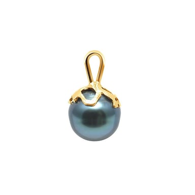 Pendentif Perle de Tahiti Cerclée et Or Jaune 375/1000