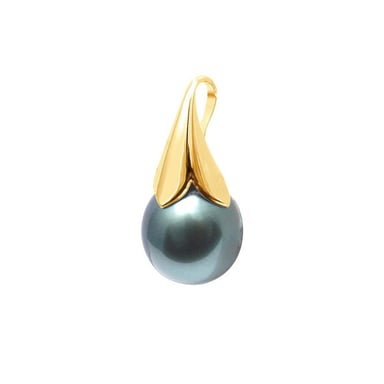 Pendentif Perle de Tahiti et Or Jaune 375/1000