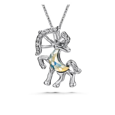 Swarovski - White Swarovski Elements Crystal Sagittarius Pendant