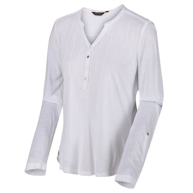 Regatta Womens Fflur Button Detail Jersey Blouse Shirt