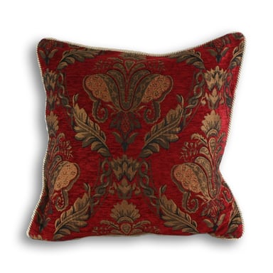 Shiraz Poly Kissen 45X45 Burg