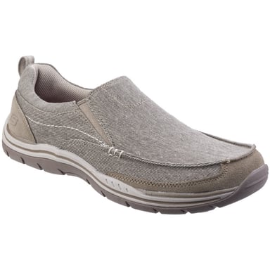 Skechers Mens Expected Tomen Slip On Canvas Loafer Moccasin Shoes