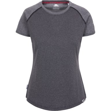 Trespass Womens Maddison Sweat Wicking Crew Neck Gym Top