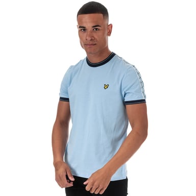 Lyle And Scott Taped Ringer T-Shirt für Herren in Blau